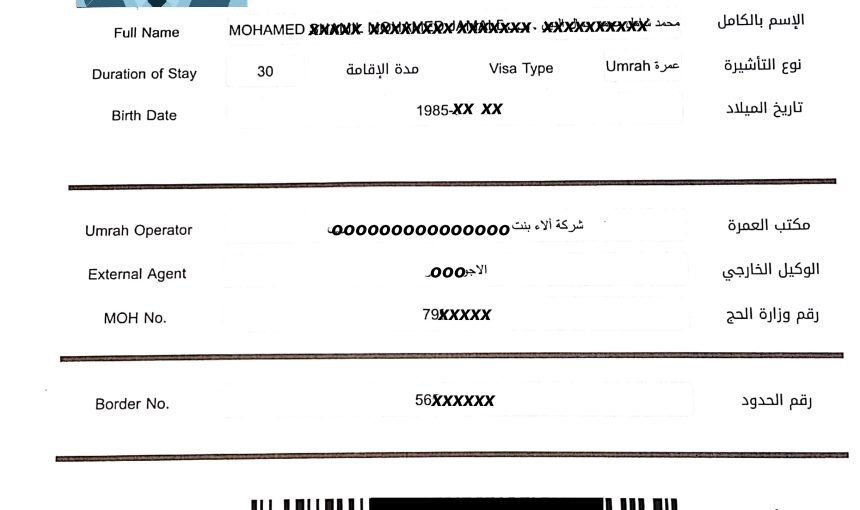 Saudi Arabia Umrah Visa from Usa