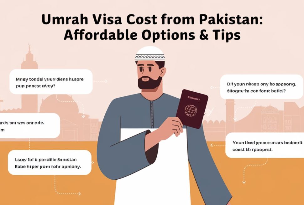 Umrah Visa Cost from Pakistan- Affordable Options & Tips