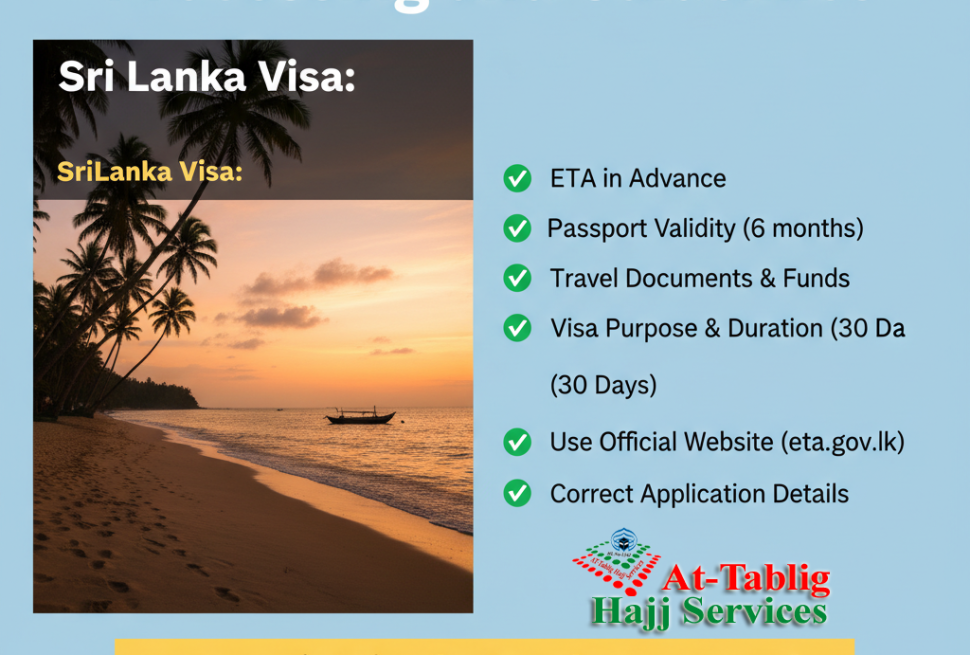 Sri Lanka Visa Processing and Guidelines – SriLanka Visa: 6 Essential Tips for Hassle Free Travel