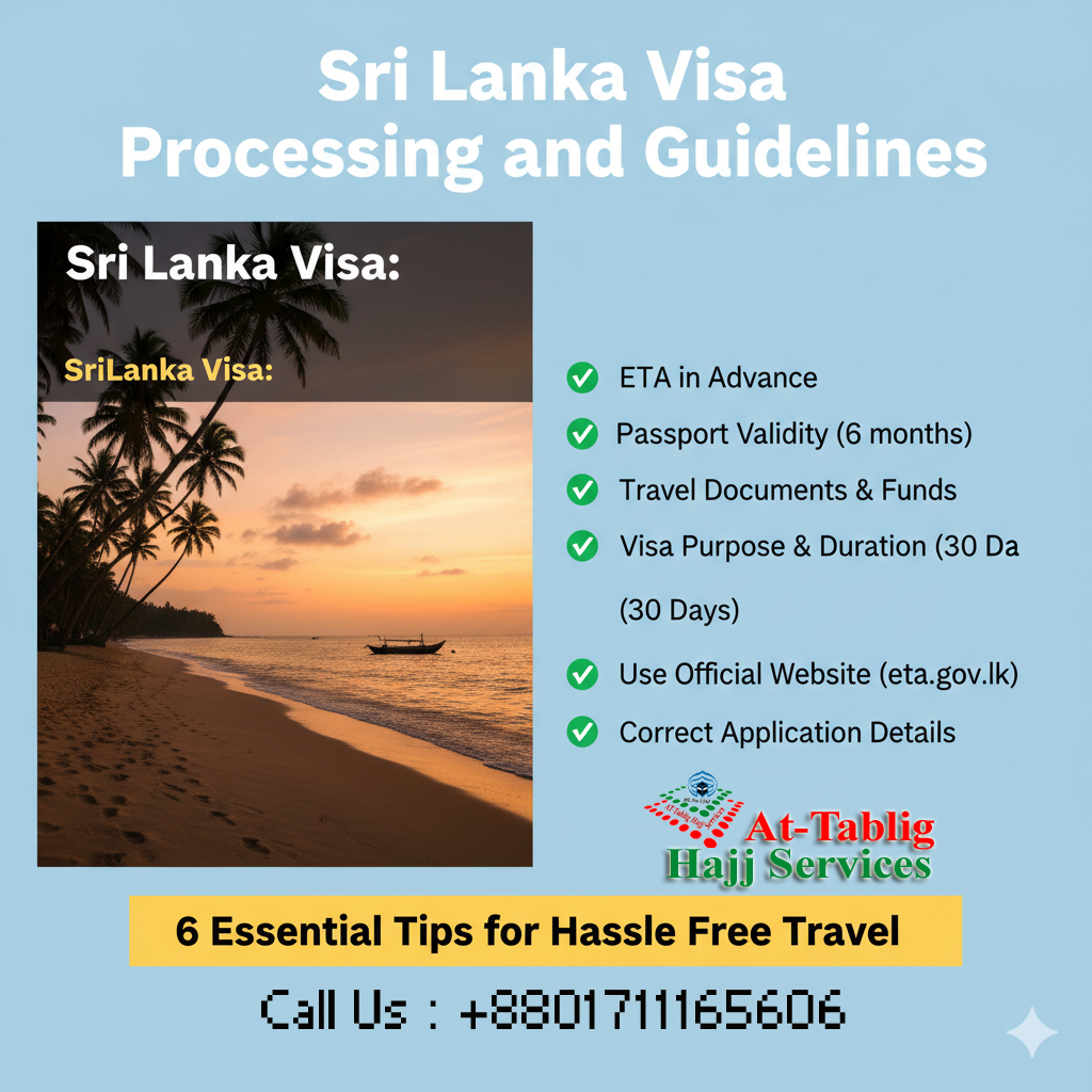 Sri Lanka Visa Processing and Guidelines – SriLanka Visa: 6 Essential Tips for Hassle Free Travel