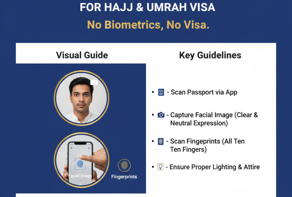 হজ উমরাহ বায়োমেট্রিক