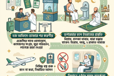 হজযাত্রার আগে বিমানবন্দরে করণীয় আপনার সফরকে সহজ করতে কিছু জরুরি পরামর্শ